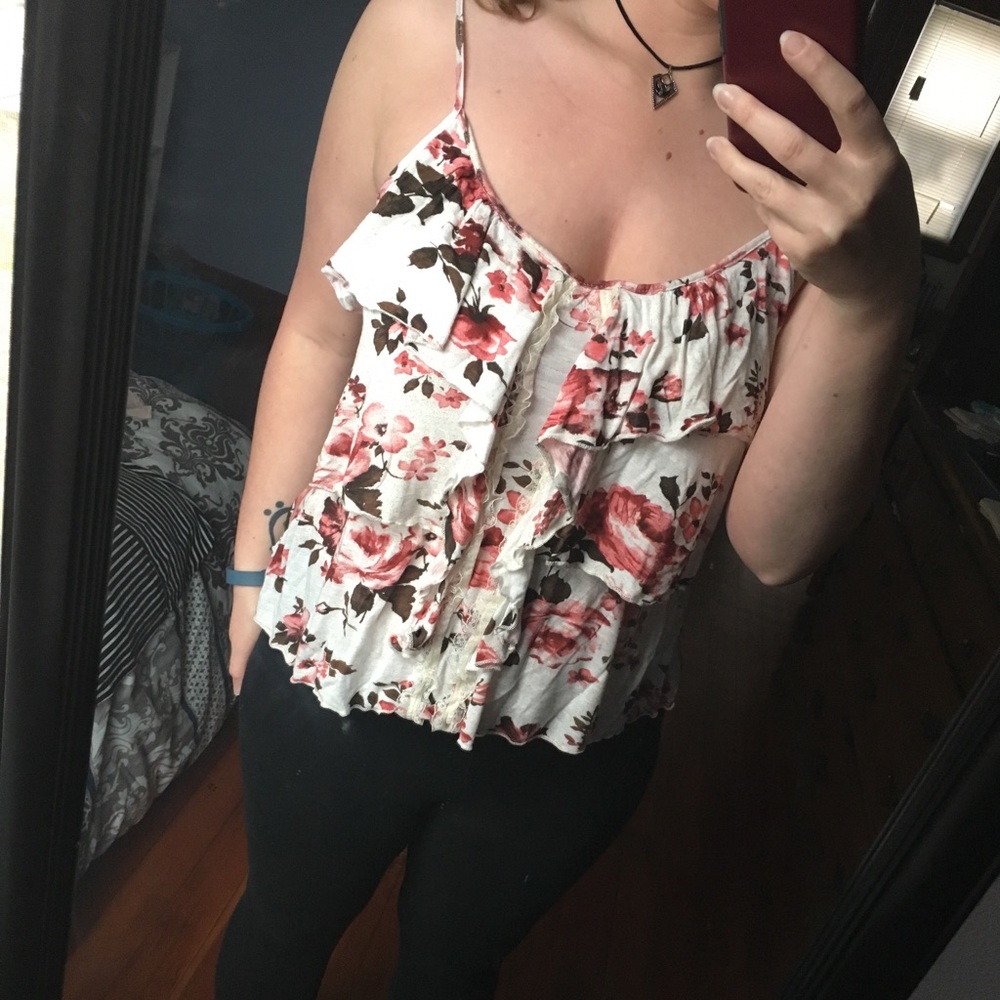 🌱 Pink Flower Tank 🌱